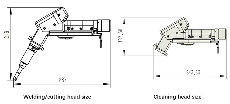 AKTEK 3 IN1 Fiber Laser Cleaning Welding Cutting Machine